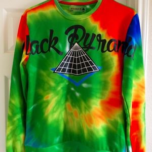Black Pyramid, size large , slightly worn sweatshirt.